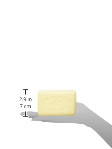 Pre de Provence Starflower Soap Bar - Organic Shea Butter, Quad Milled, 8.8 oz Natural French Skincare
