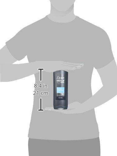 Dove Men+Care Clean Comfort Body & Face Wash - 13.5 oz (Pack of 3) - Total 2.16 lb