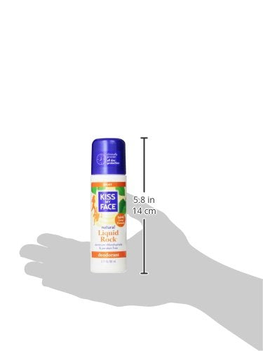 Fragrance-Free Natural Liquid Rock Deodorant - 3 oz (Pack of 3) | Kiss My Face