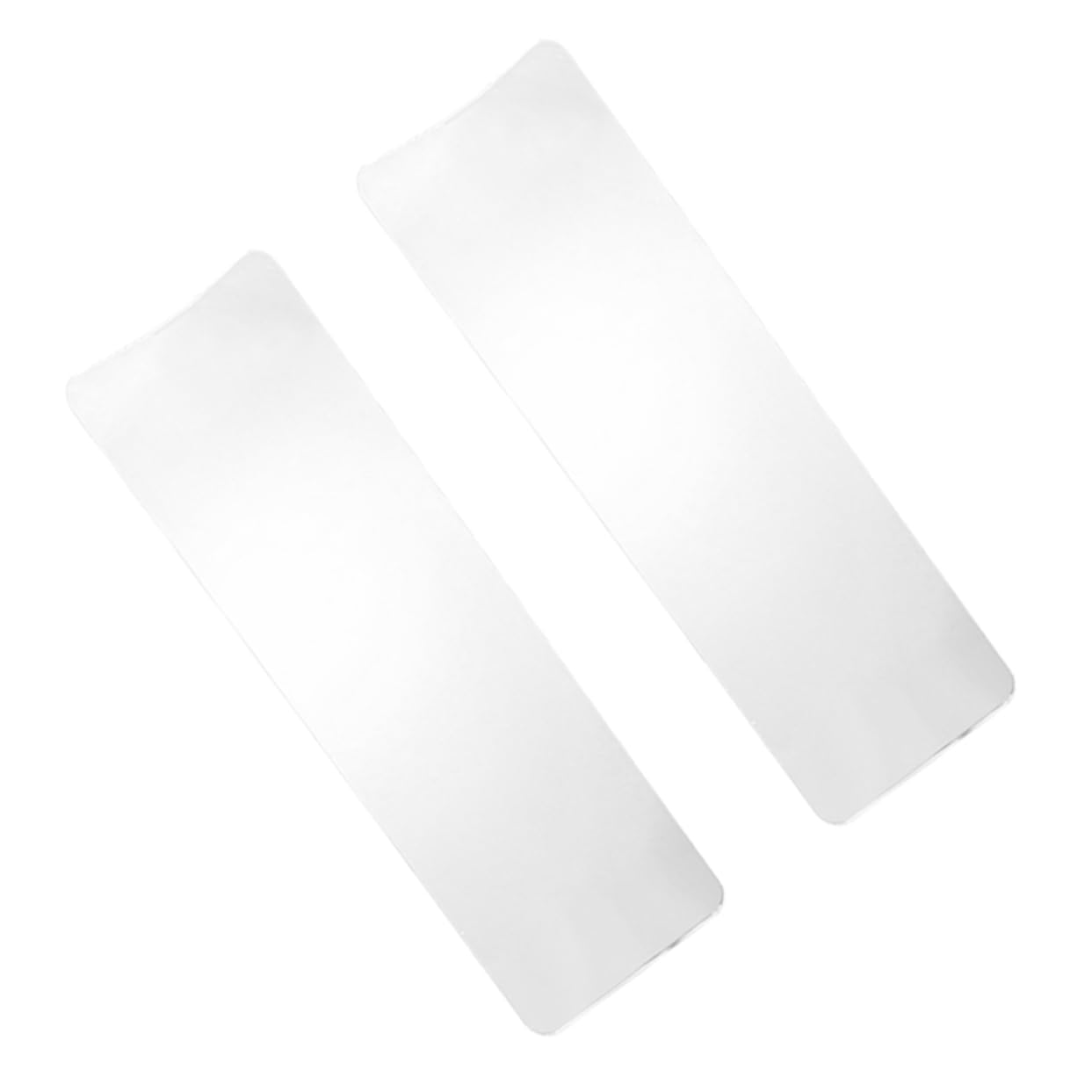 Beatifufu 2Pcs Clear Hair Highlighting Board Dye Paddle Professional Hair Coloring Tool Highlighting Foil Board for Salon and Home Use Non Tooth Design for Easy Application