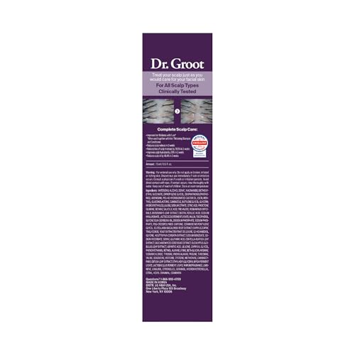 Dr. Groot Hair Thickening Serum For Hair loss, Thinning Hair, Korean Hair Care, Scalp Treatment, Clinically Tested, Thicker Hair, Reduces Oil, Roll On
