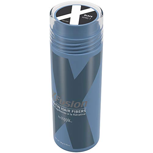 XFusion Keratin Hair Fibers - Black (Large Size 28g)