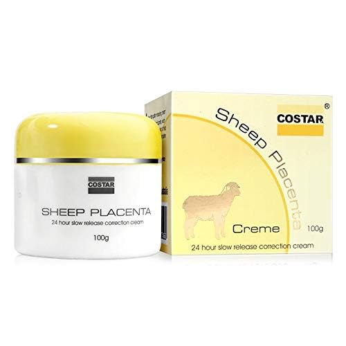 Costar Sheep Placenta Cream – 100g – 24-Hour Slow Release Formula with Placenta Extract and Lanolin – Hydrating and Correcting Skin Cream – Made in Australia