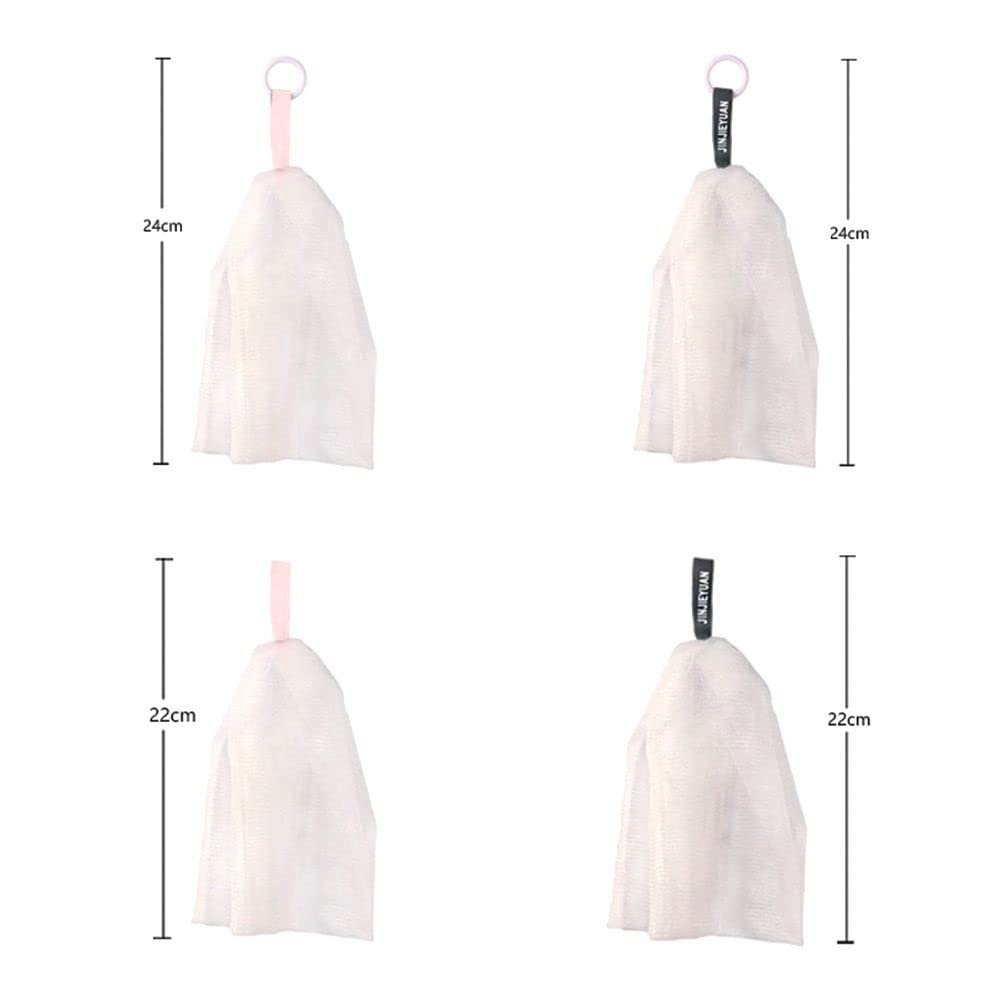 10Pcs Soap Foaming Net, Bath Washing Tools Massager Foaming Net Soft Brush Bubble Helper Mesh Nets Soap for Skin Care and Face Wash(2)
