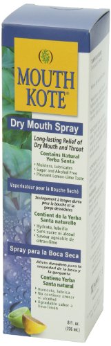 Mouth Kote Dry Mouth Spray, Oral Moisturizer with Yerba Santa, 8 Fluid Ounce