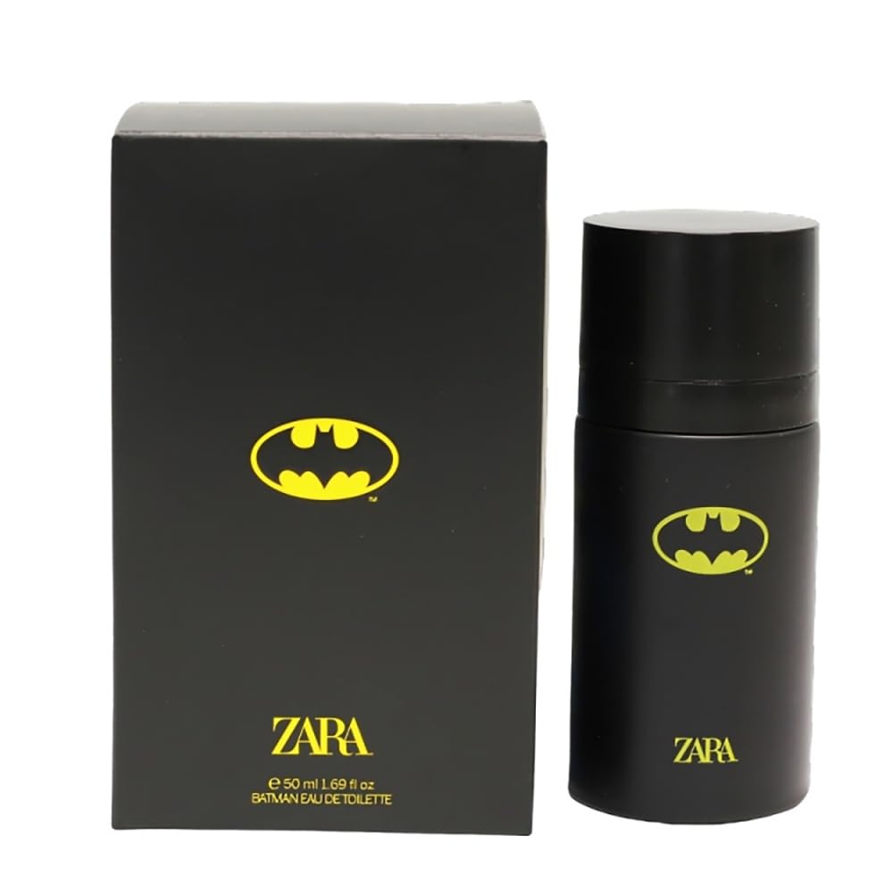 Zara Batmen DC Comic Cologne for Kids Bold & Adventurous Amber Fragrance with Mandarin Musk & Spicy Notes Scent Perfume Eau de Toilette EDT 50ml (1.69 fl. oz)