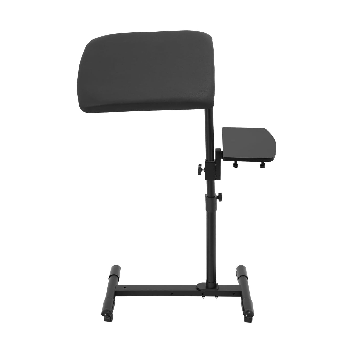 Advanced Tattoo Armrest Holder, Arm Rest Stand With Workbench With 4 Wheels (All With Brakes), Adjustable Height & Angle Arm Rest Stand For Beauty Salons, Studios, Dental Clinics, Tattoo Shops Etc