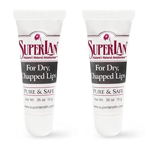 Organic Lanolin Lip Balm 3-Pack | Hydrating Lip Care for Cracked Lips & Nipple Cream