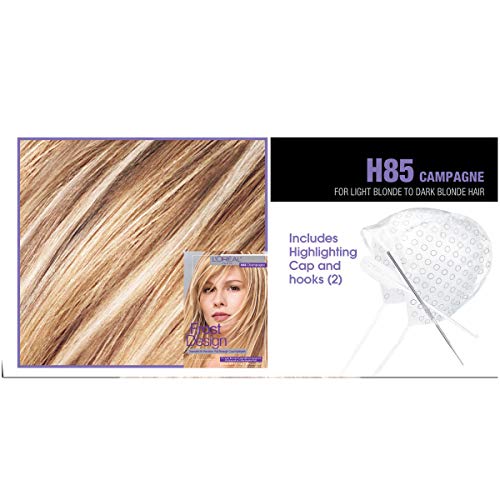 L'Oreal Paris Frost and Design Cap Hair Highlights For Long Hair, H85 Champagne, 1 kit