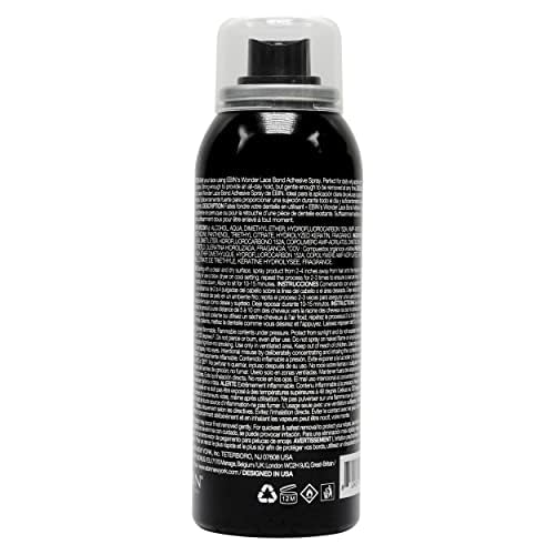 EBIN Wonder Lace Bond Spray Wig Adhesive Supreme 2.7 oz by EBIN NEW YORK β Strong Hold, Sweat Resistant, Clear Finishβ Lace Front Wig Spray Glue with Precision Nozzle for Seamless Application (1 Pack)