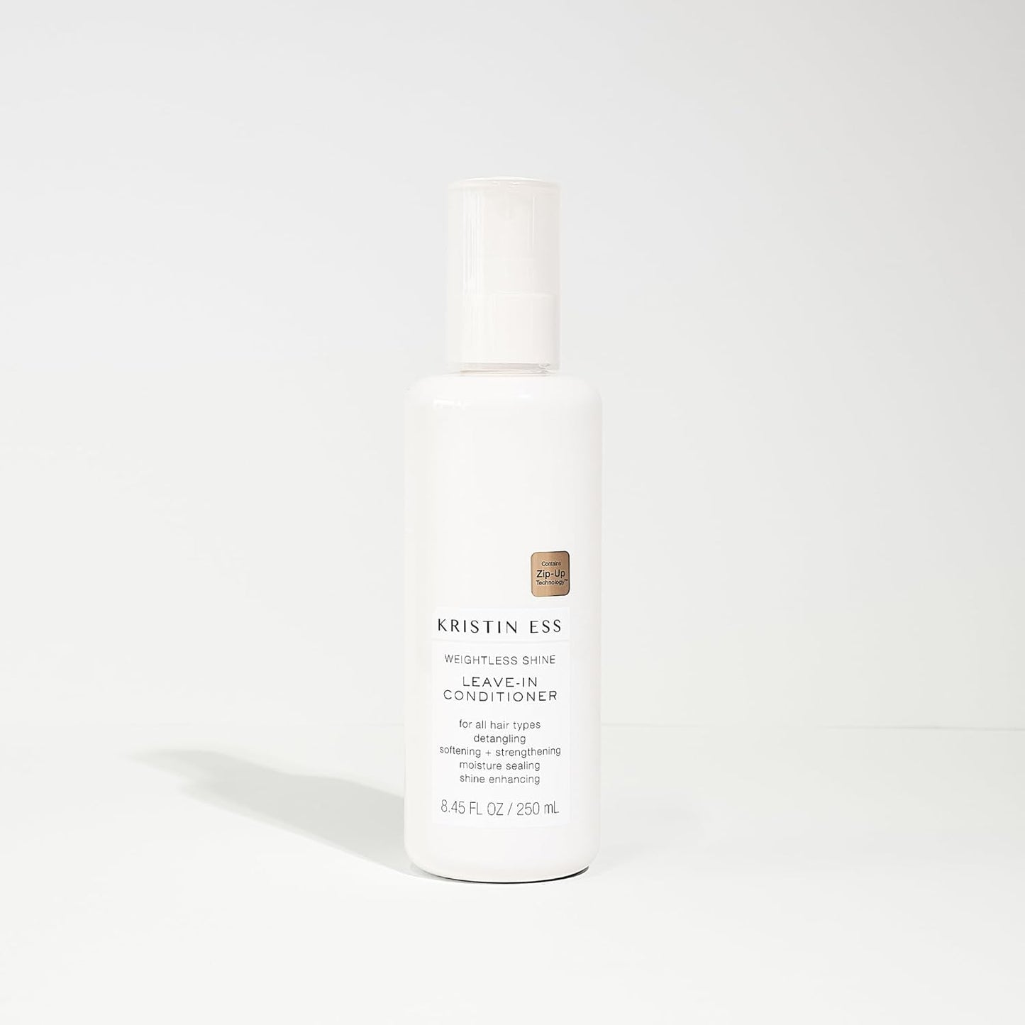Kristin Ess Hair Hydrating Salon Leave In Conditioner Spray for Strength + Shine - Lightweight Anti Frizz Detangler for Women - Sulfate Free + Color Safe - Castor Oil Moisture Bond Repair Spray