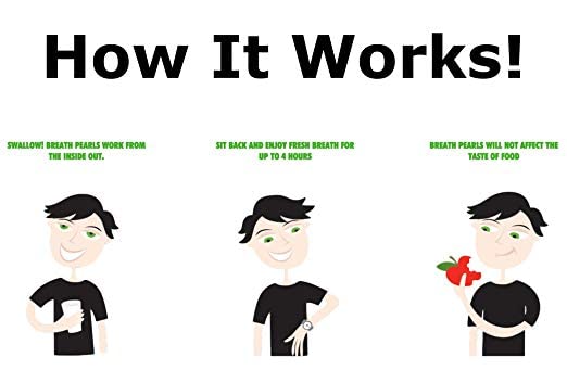 Breath Pearls Original Freshens Breath (150 softgels) New pack 150 counts