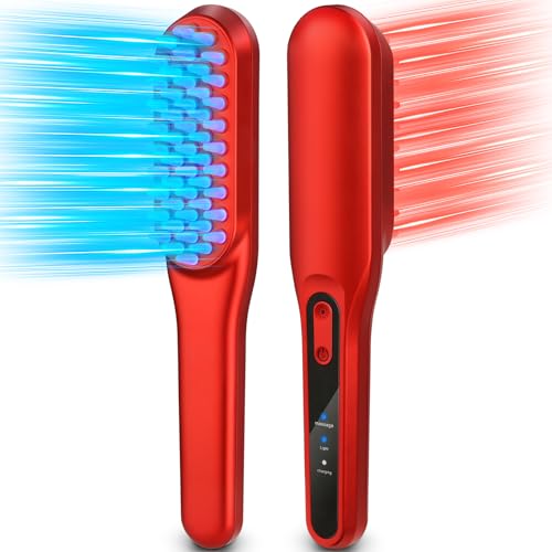 Laser Hair Growth Comb,Red Light Hair Growth Treatment for Men & Women(Red 1pcs )