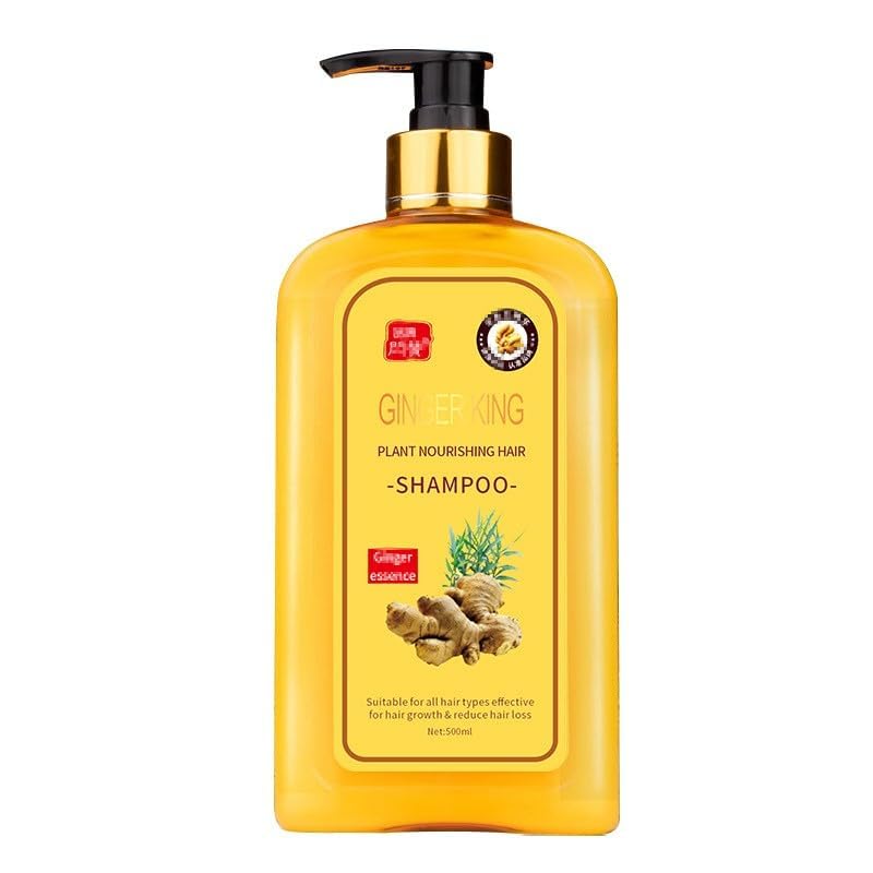 Ginaday Ginger Hair Regrowth Shampoo - Anti-Hair Loss & Fall Treatment (500ML)
