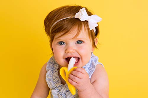 New - Baby Banana infant toothbrush - Yellow