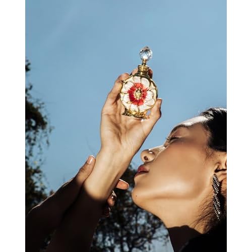 Swiss Arabian Layali Rouge - Luxury Products From Dubai - Long Lasting Personal Perfume Oil Fragrance - A Seductive Signature Aroma - 0.5 Oz