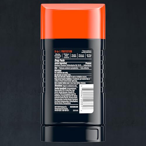 Right Guard Xtreme Defense Invisible Solid Antiperspirant & Deodorant, Arctic Refresh Scent, 5-in-1 Protection for Men, 72-Hour Odor Control, 2.6 oz. (4 count)