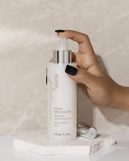 Kenra Professional Platinum Pearl Detangler | Lightweight Conditioning Milk | Adds Moisture & Slip | Effortless Detangling & Manageability | Thermal Protection Up To 450F | All Hair Types | 5.4 fl. oz