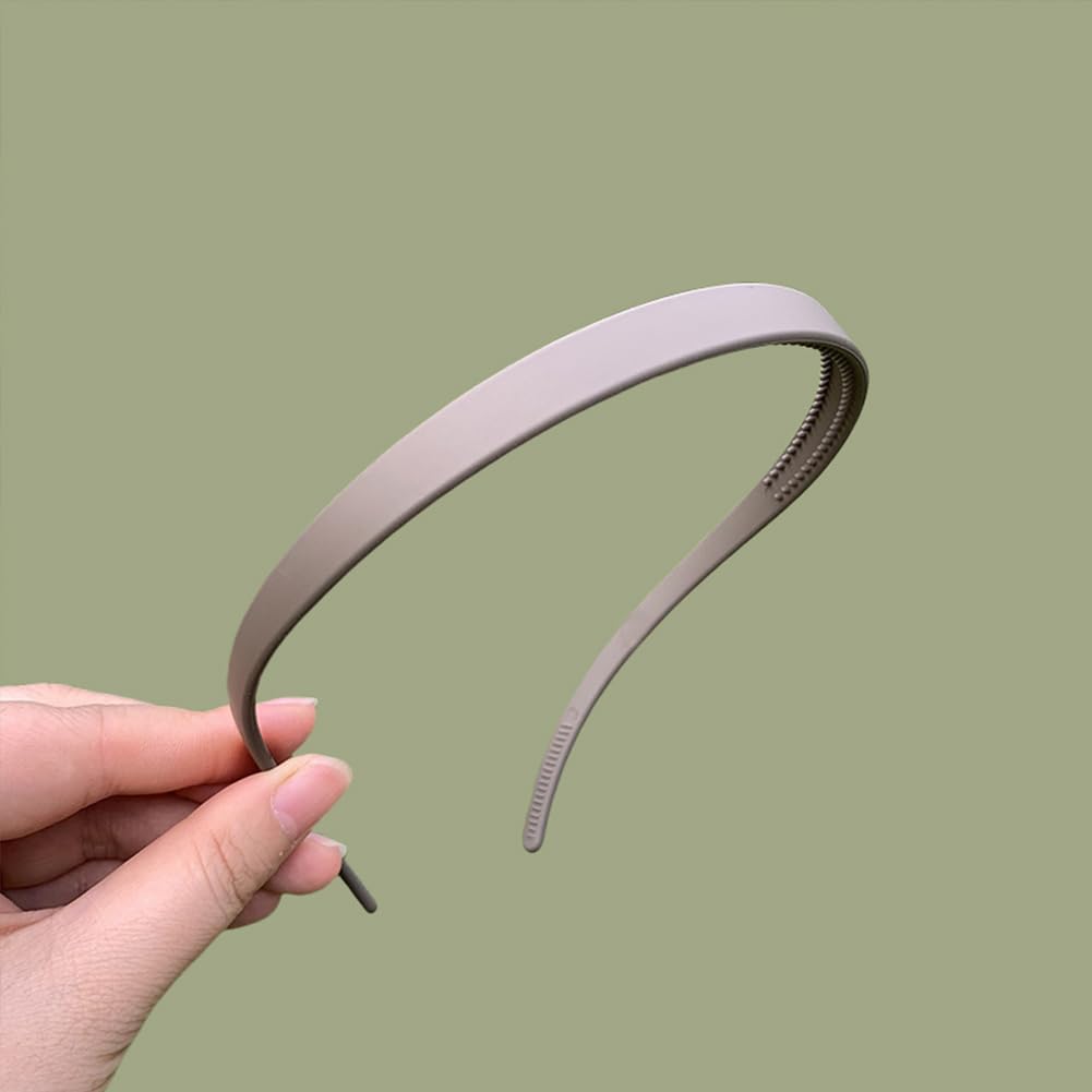 No Headache No Pressure Headbands for Glasses Wearers 3pcs Comfortable Non-Slip Sunglasses Headband Flex Matte Plastic Hairbands with Teeth Hair Accessories for Women & Girls