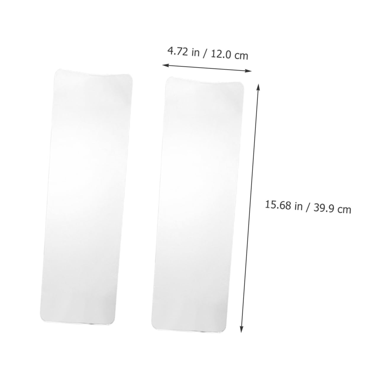 Beatifufu 2Pcs Clear Hair Highlighting Board Dye Paddle Professional Hair Coloring Tool Highlighting Foil Board for Salon and Home Use Non Tooth Design for Easy Application