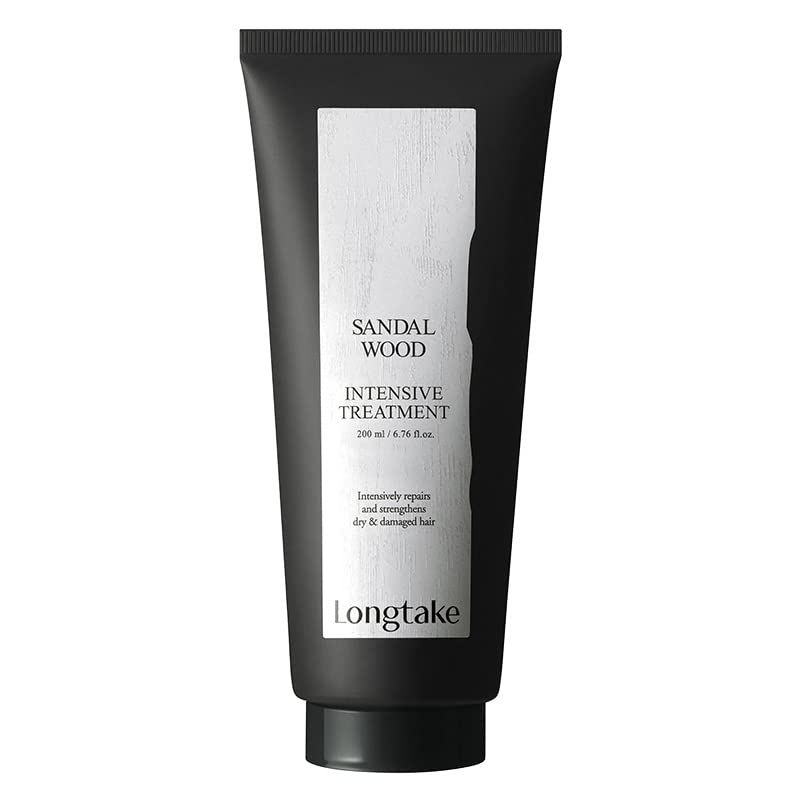 LONGTAKE Sandalwood Intensive Hair Perfume Treatment 6.76 Fl OzㅣImproves softnessㅣ Anti-frizzㅣSplit end repairㅣFor All hair types