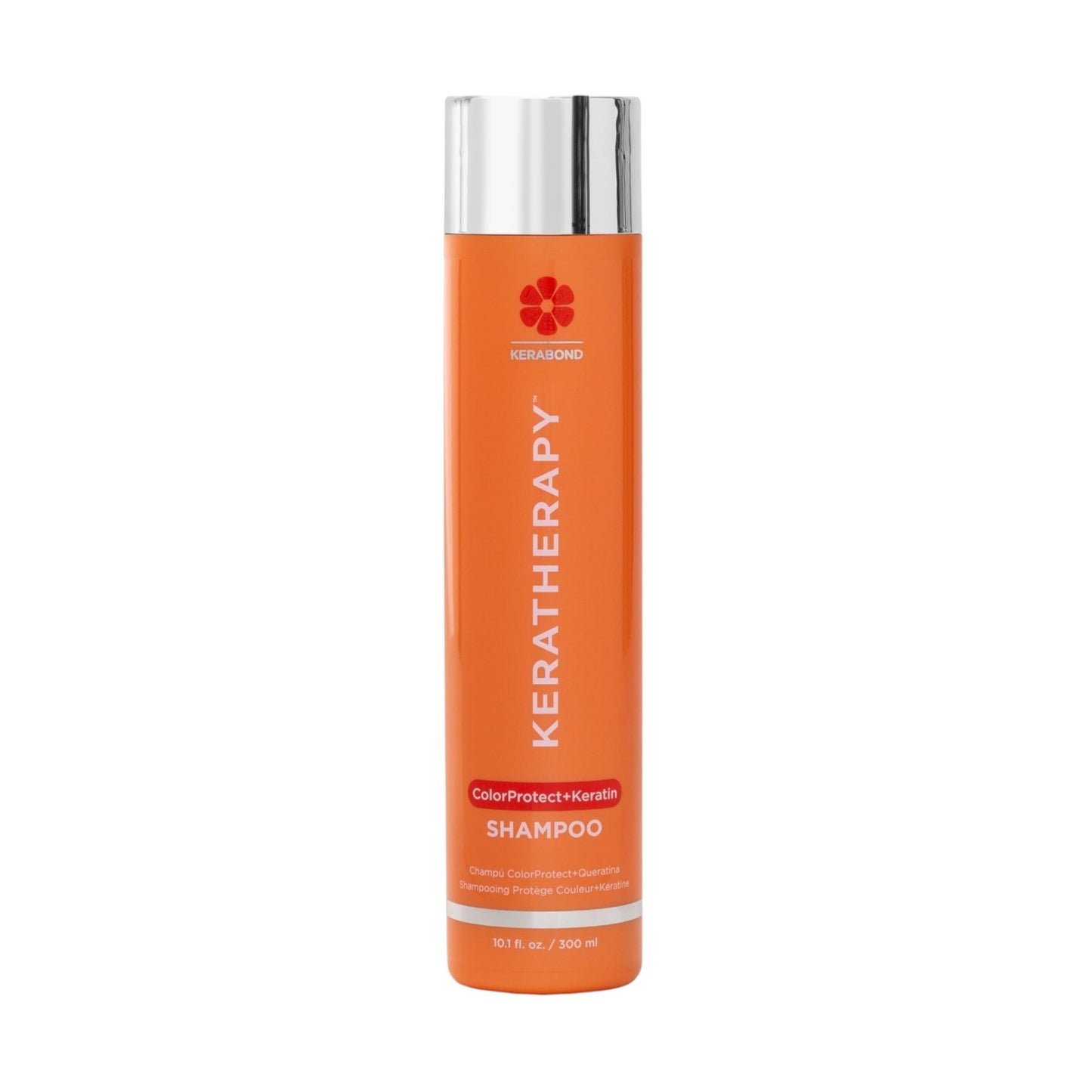 KERATHERAPY Keratin Infused Color Protect Shampoo, 10.1 fl. oz., 300 ml - Gluten Free Color Protecting Shampoo for Color Treated Hair with Kerabond Technology, Red Raspberry Oil, Omega 3 & 6