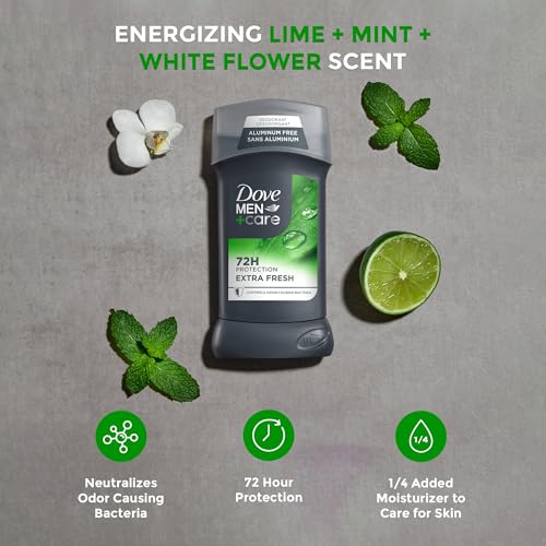 Dove Men+Care Shower Caddy College Gift Set ? Extra Fresh Body + Face Wash, Deodorant for Men + Fresh & Clean 2-in-1 Shampoo & Conditioner (4 Piece Set)