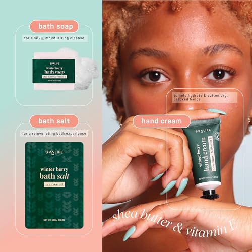 SpaLife Holiday 12-Day Beauty Advent Calendar ? Travel-Friendly Skincare ? Gift Set ? 12 Days of Self-Care Spa Set ? Body Care Skin Care ? SpaLife Holiday Stocking Stuffer