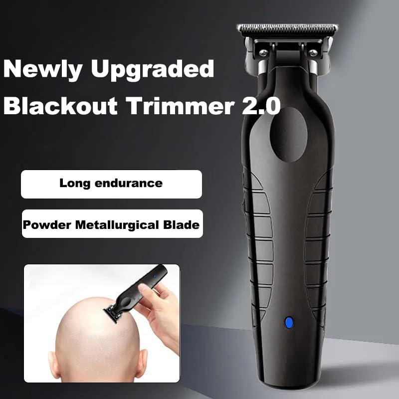 EWAIDI Blackout Trimmer Plus Zero Gap, Blackout Trimmer 2.0, Barbers Tonic Black Out Trimmers Zero Gap, Cordless Rechargeable Zeroo-Gapped Safety Razor Hair Clipper for Men (1 Sets)