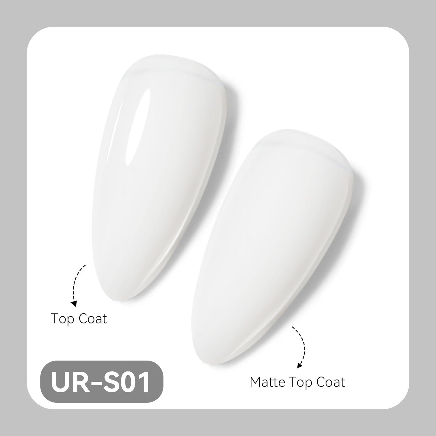 UR SUGAR Milky Wihte Gel Nail Polish - 12ml (0.4 Fl Oz) All-in-One Step Gel Polish Soak Off LED/U V Lamp DIY Salon Manicure at Home Long Lasting Glossy Finish Home Nail Salon Gift for Women & Girls