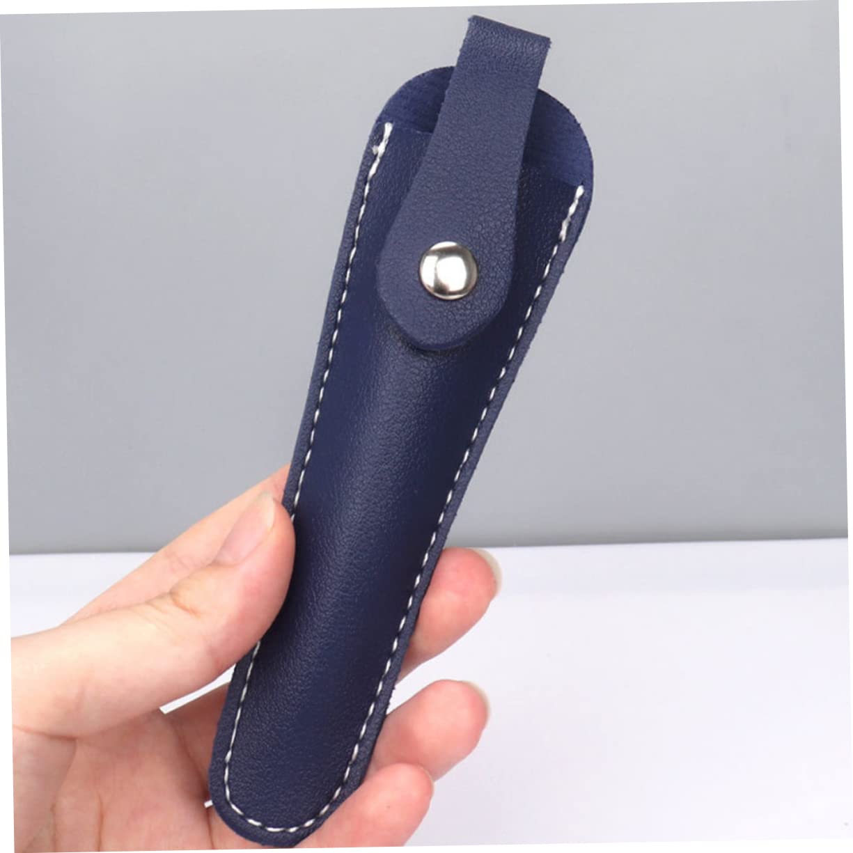 MERRYHAPY 2pcs Pu Leather Scissor Holder Lightweight Barber Hairdressing Tool Bag for Protection for Salon and Home Use