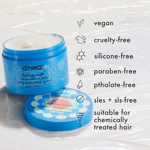 amika hydro rush intense moisture mask with hyaluronic acid