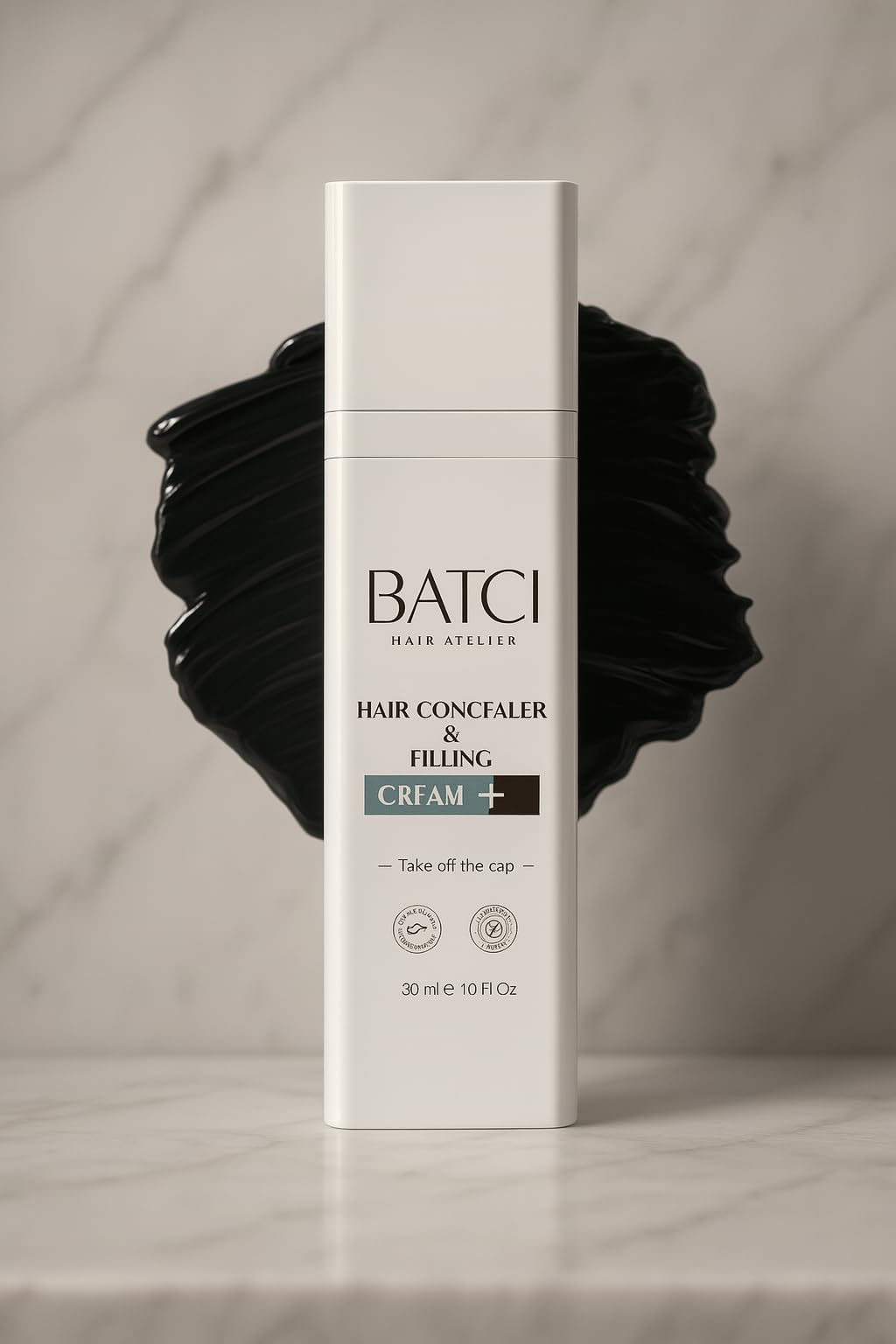 Batcı Hair Concealer & Filling Cream for Bald Spots & Thinning Hair – Waterproof, Sweat-Proof Scalp Coverage – Natural Root Touch-Up Cream for Men & Women – 30ml