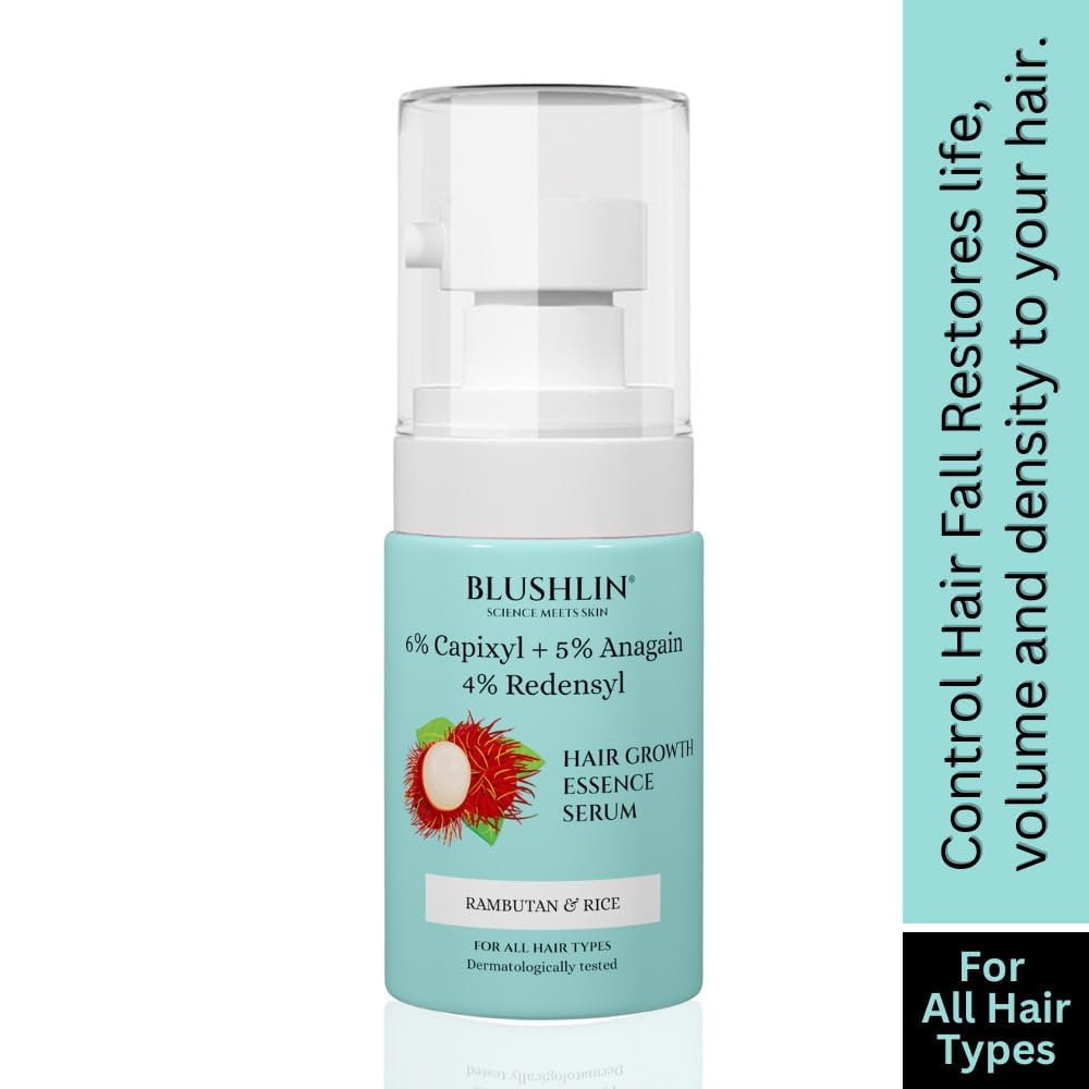 Mount Beauty Hair Growth Serum with 3% Redensyl, 6% Capixyl & 5% Anagain with Rosemary Oil | Hair Serum for density & Volume |Controls Hair Fall & frizz | Hair Serum For Women & Men | 30ml