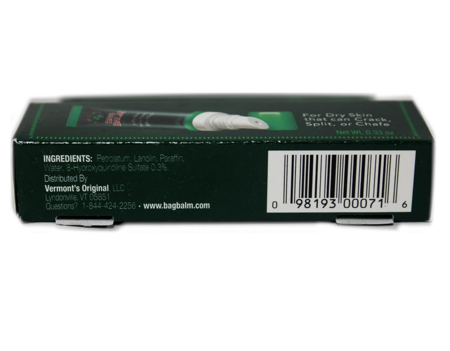 Bag Balm Original Lip Balm Tubes - 6 Pack for Chapped Lips & Dry Skin, 0.33oz Each