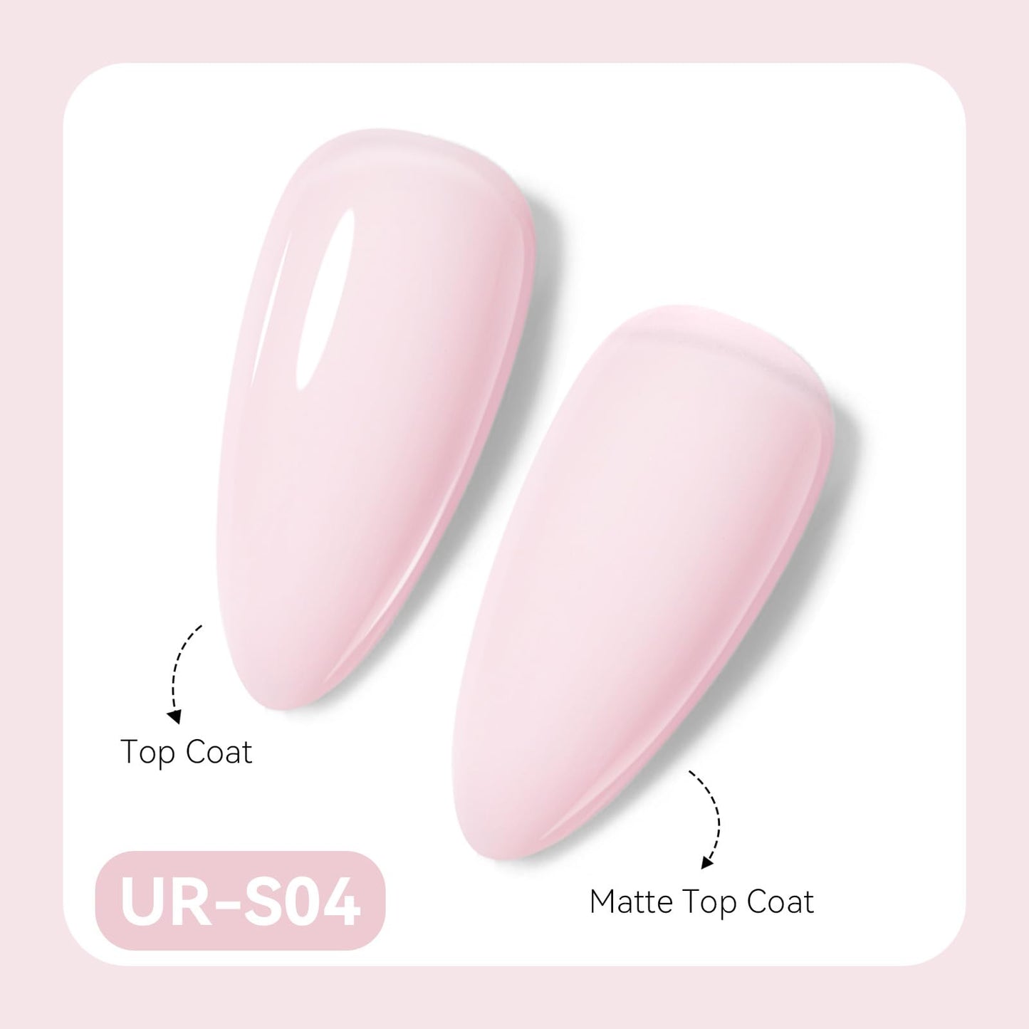 UR SUGAR Pastel Pink Gel Nail Polish - 12ml (0.4 Fl Oz) All-in-One Step Gel Polish Soak Off LED/U V Lamp DIY Salon Manicure at Home Long Lasting Glossy Finish Home Nail Salon Gift for Women & Girls