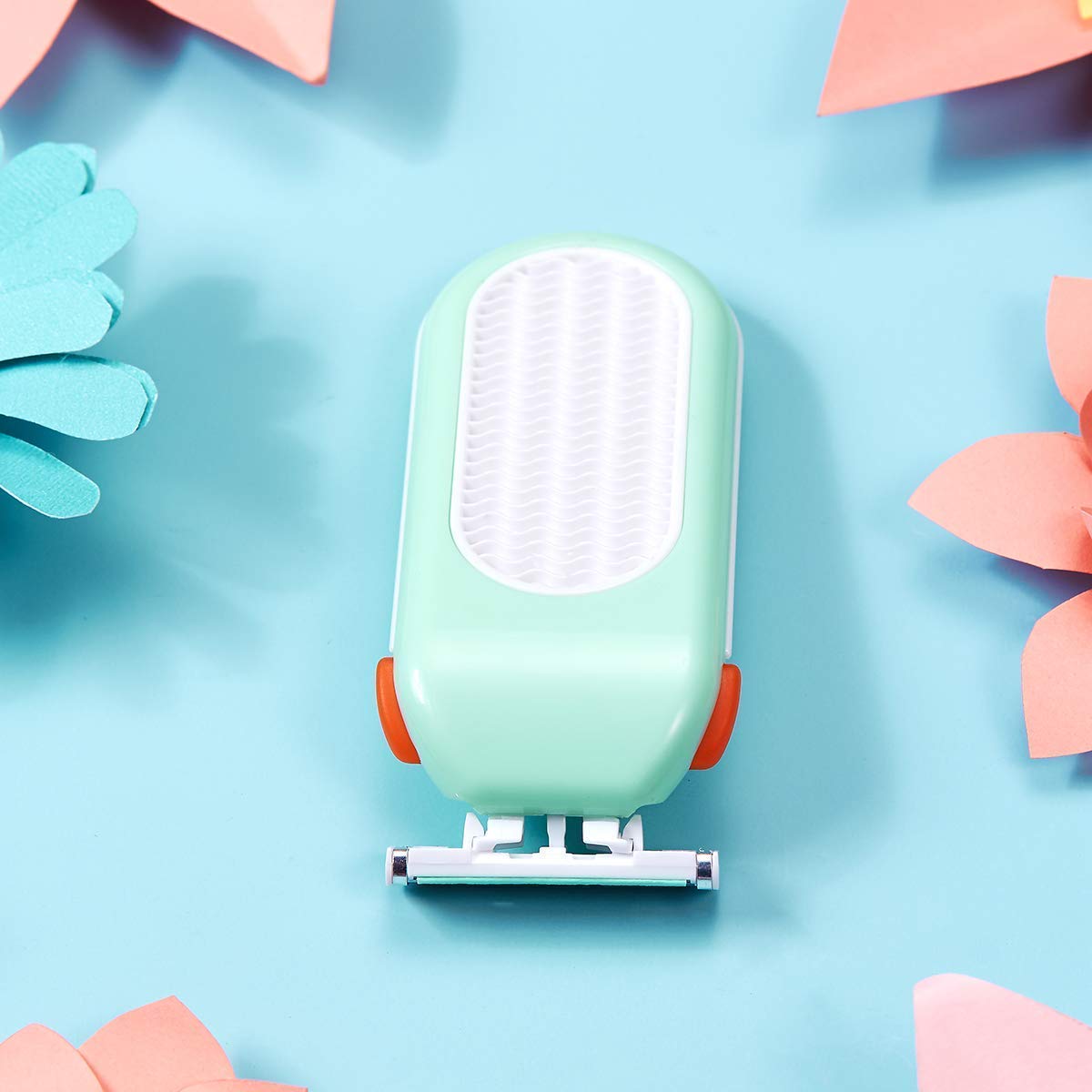 Domon Women's Razor Set - 6 Refills, 3-Blade Shaver for Face, Legs & Bikini Area