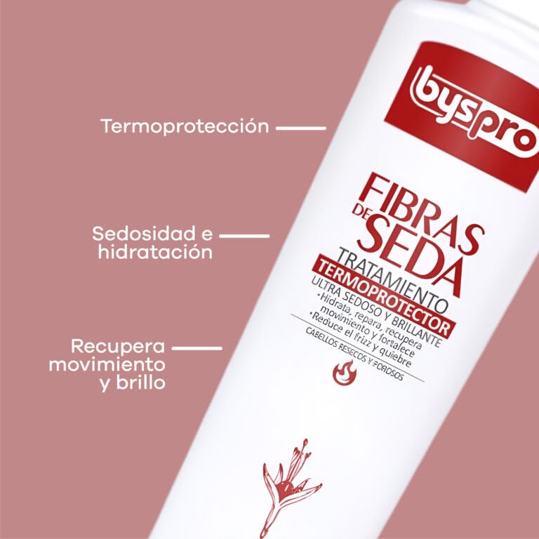 Byspro Fibras De Seda Styling+Protection Texturizing Treatment Tratamiento Texturizante 10.14oz-300ml