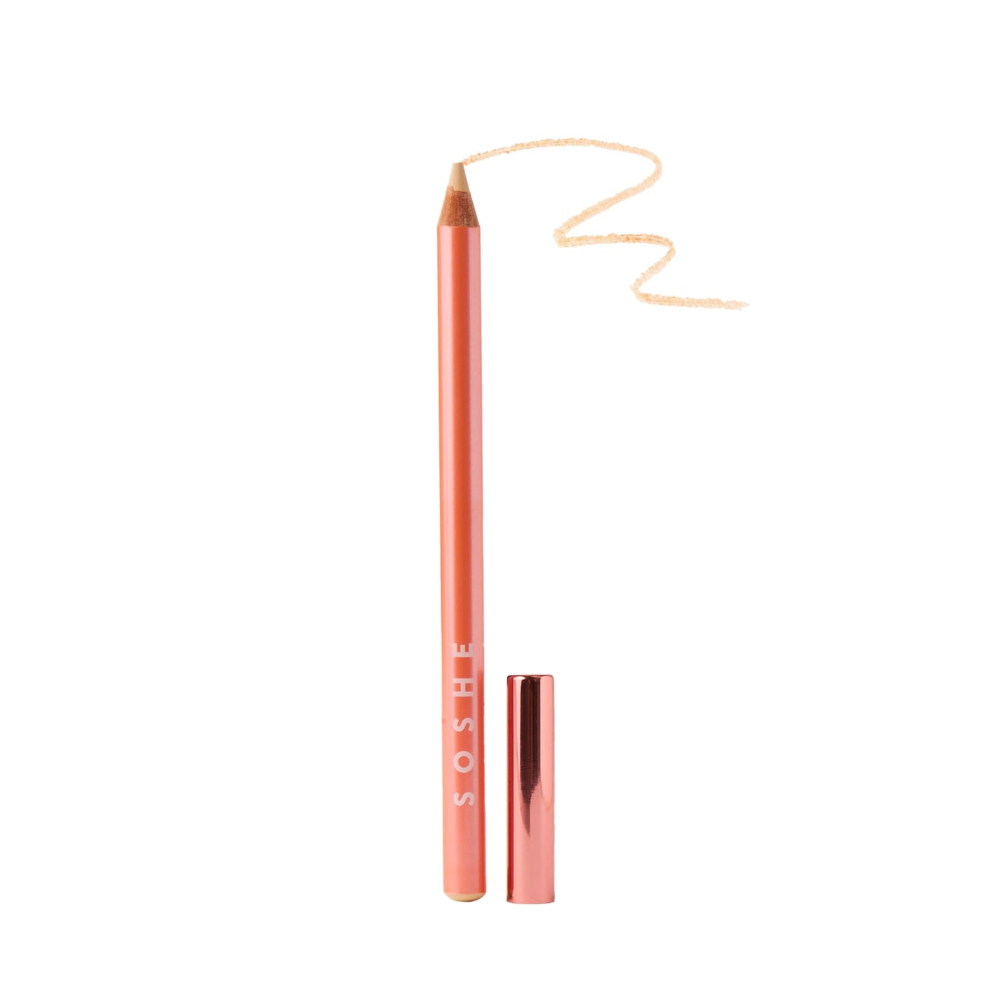 SOSHE Beauty - Waterline Eye Brightener | Smooth, Lightweight, Creamy Formula | Squalane, Rice Bran Wax, Vitamin E | Vegan, Clean, Cruelty-Free (Champagne, Beige Neutral)