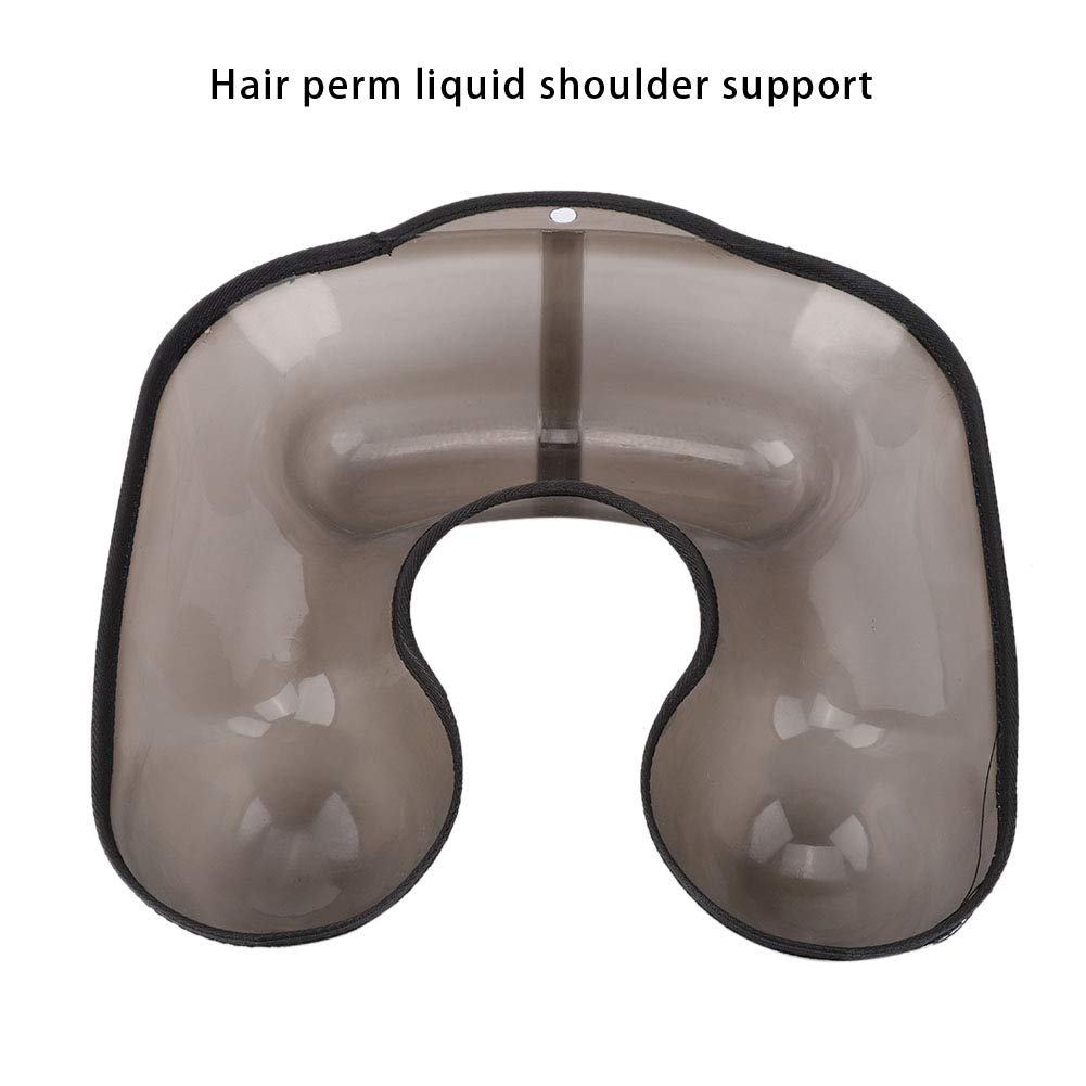 Hair Neck Tray, Prevent Liquid Dripping Hair Perm Neck Tray for Salon(Black)