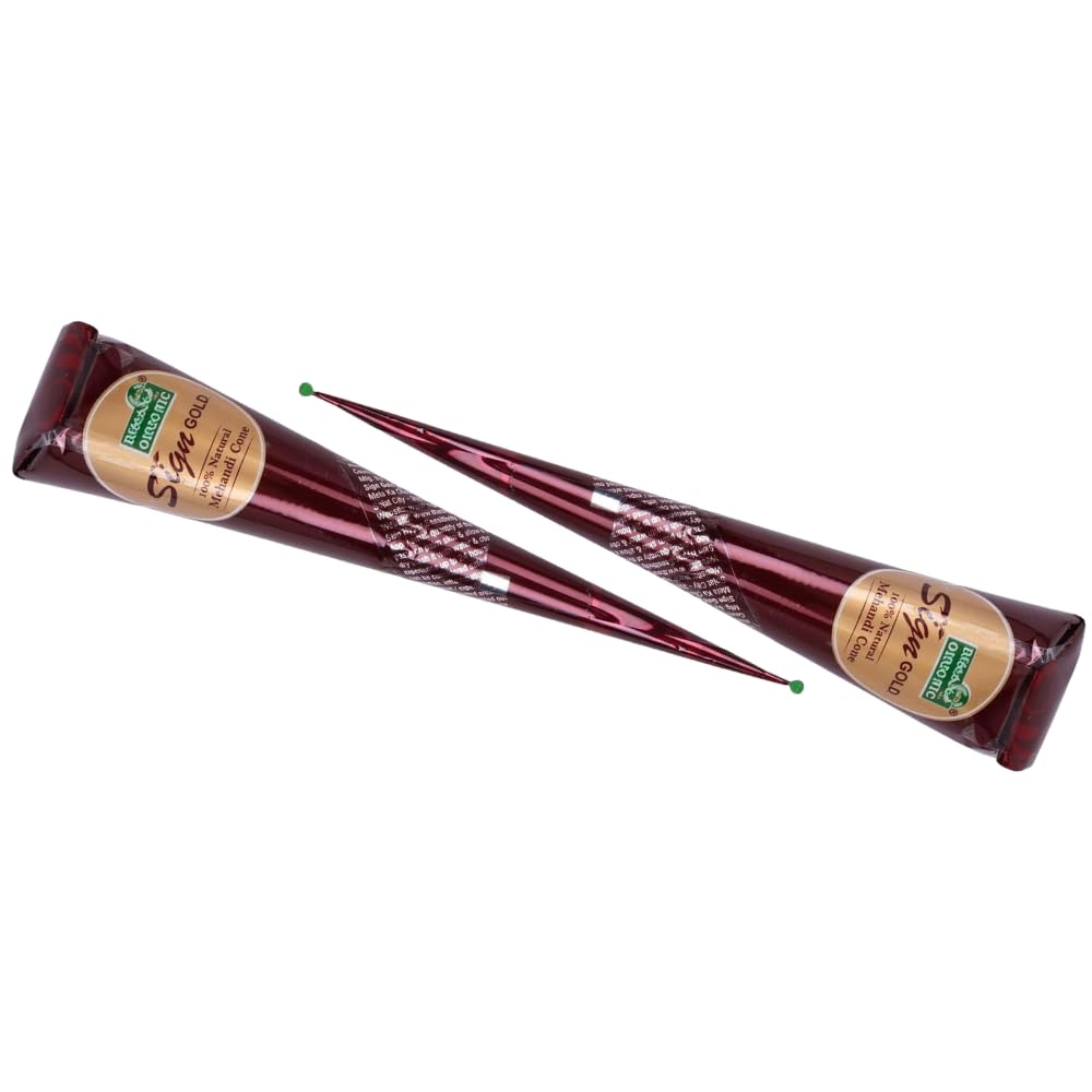 Natural Henna Paste Cones for Hair β 100% Pure & Ready to Use | No Ammonia or Chemicals | Pack of 3 β Dark-Brown, 30g Each Cone