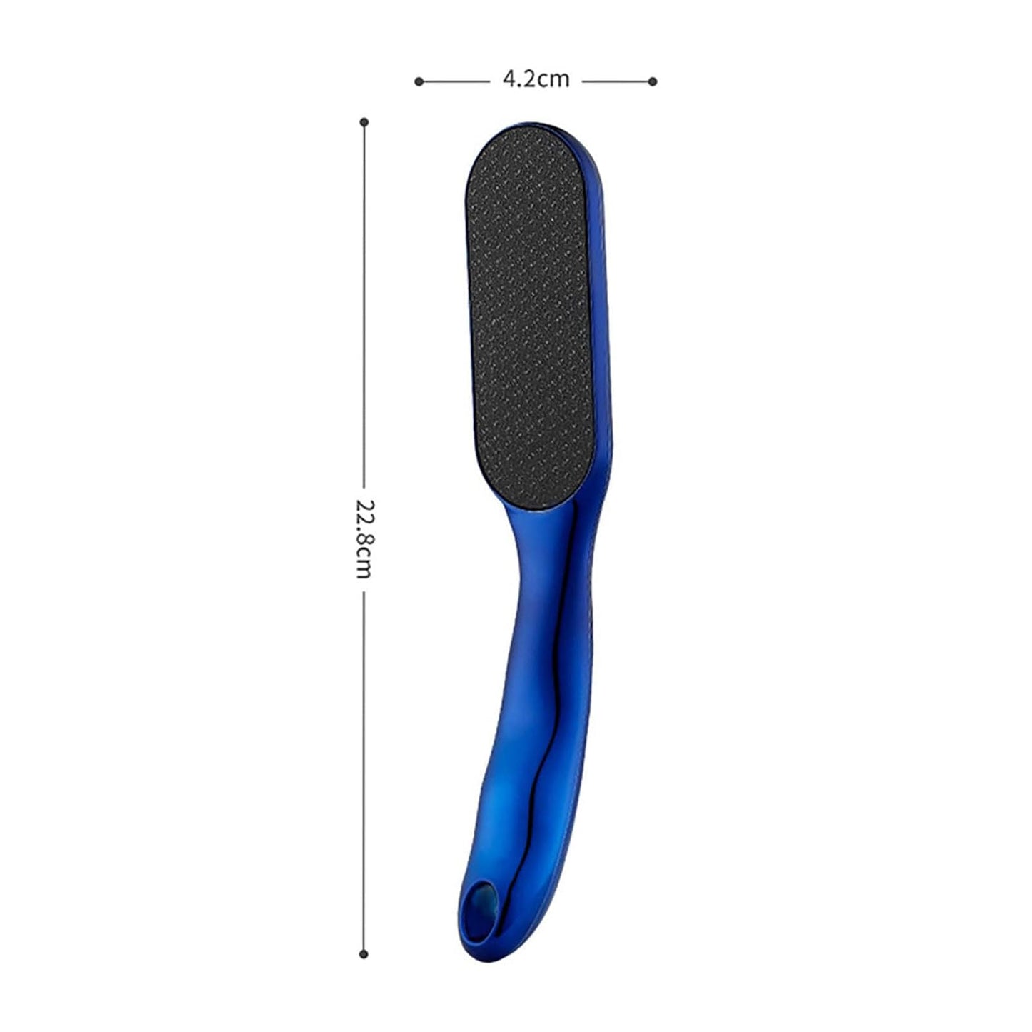 The Thai Lyfe Foot File, Beyond The Cream Foot File, Hard Skin Remover Nano-Glass Foot Filer with Non-Slip Ergonomic Handle, Professional Foot Care Tools for Smooth Feet, Remove Callous (2Pcs-Blue)