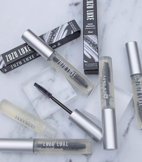 ZUZU LUXE Vegan Mascara - Water-Resistant, Paraben-Free, Volume-Enhancing, 0.25 oz