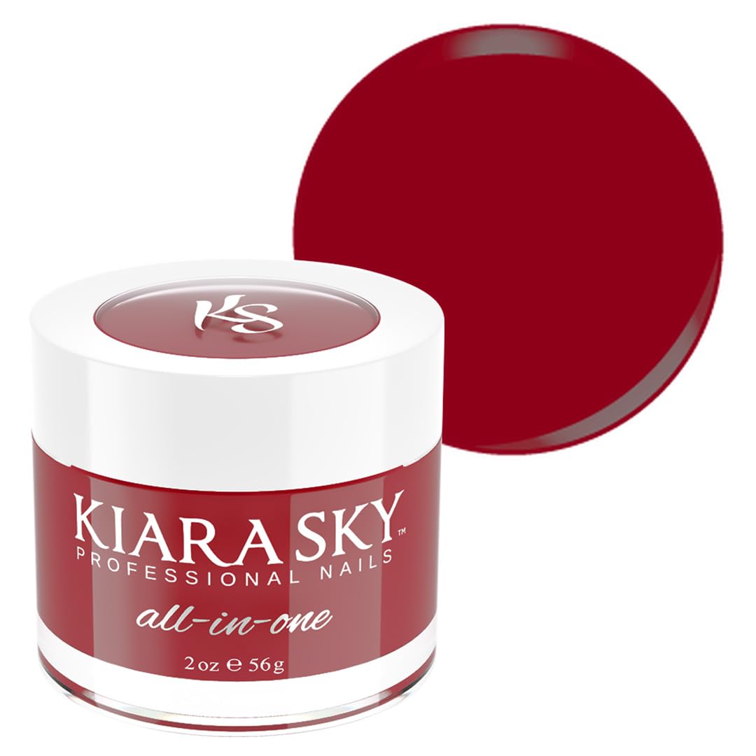 Kiara Sky All-In-One Acrylic Nail Powder | Multi-Use Dip & Acrylic Powder | Sculpting, Overlay & Dipping 2 oz, Love Note