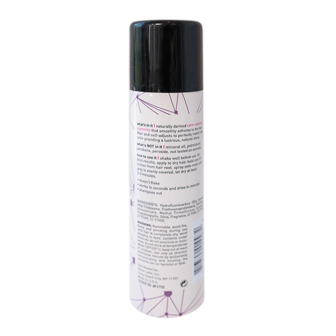 Medium Brown Root Concealer - Touch Up Spray For Medium Brown Hair Color - Temporary Instantly Covers Grey Hair, Pack of 1
