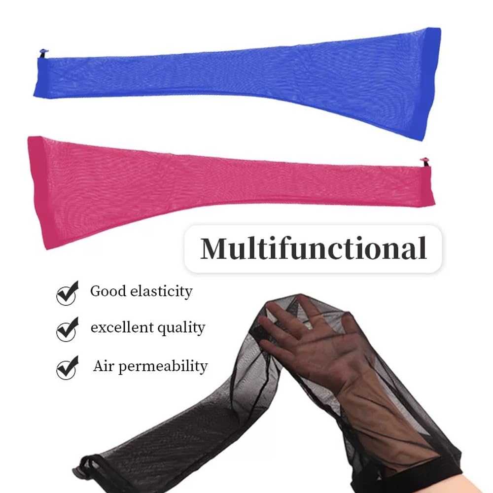 Hair Weave Sleeve for Locs, Hair Sleeves for Locs Women Hairweave Sleeve for Locs with Drawstring, Haircare Haircharms with Band, Fashionable Design, Lightweight & Stretchable, Extra-Wide (Black)