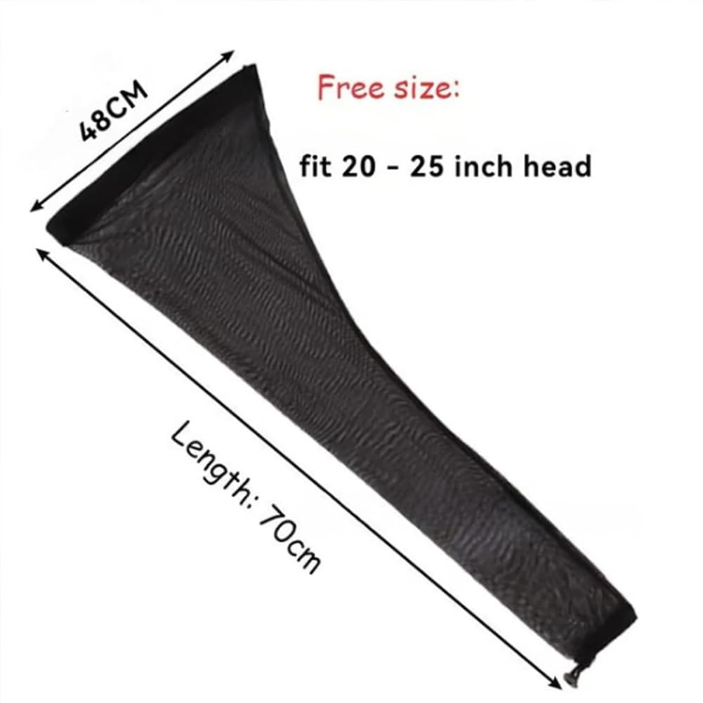 Hairweave Sleeve-Fashionable Design - Haircare, Hairweave Sleeve for Locs with Drawstring, Breathable Lightweight Long Hair Weave Dreadlock Cap Wig Cap with Elastic for Bun Faux Locs(Pink*1pcs)