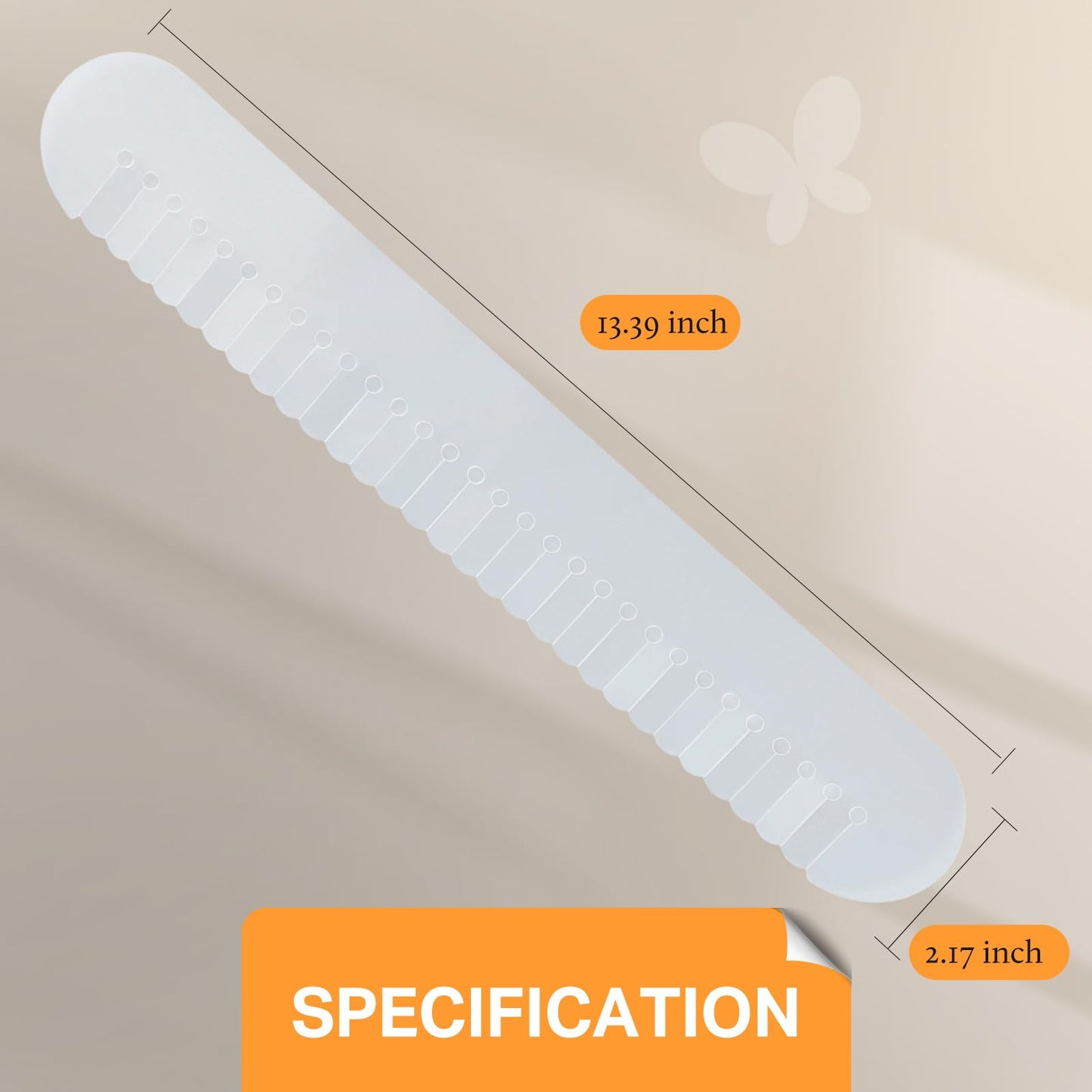 DOORES 10 Pcs Heat Shield Guards for Hair Extensions, Multi Hole Spacers Templates for Hair Extension Bonding, Fusion Keratin Glue Heat Protector Shield Clear PVC