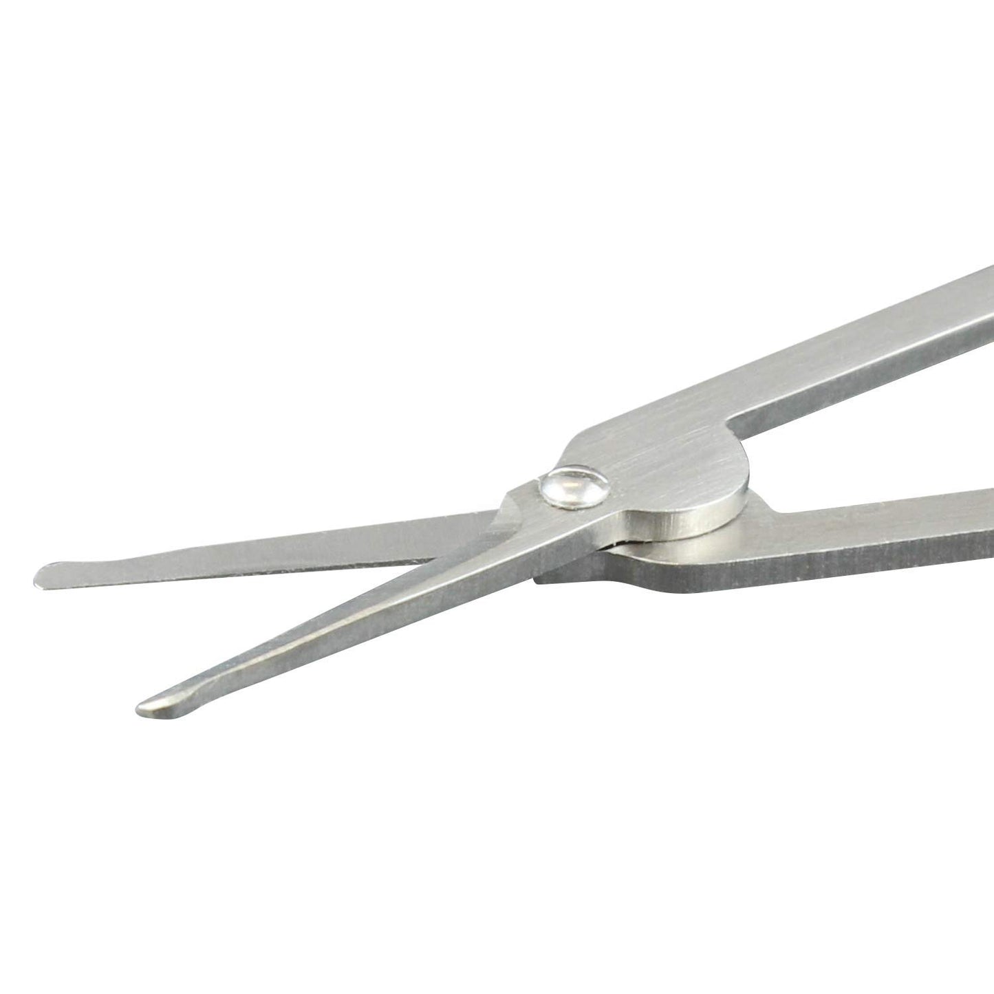 Seki Edge Stainless Steel Nostril Scissors (SS-908) - Safety Grooming Scissors with Round Blunt Tips for Trimming Nose Hair & Other Facial Hair for Men & Women - Made in Japan