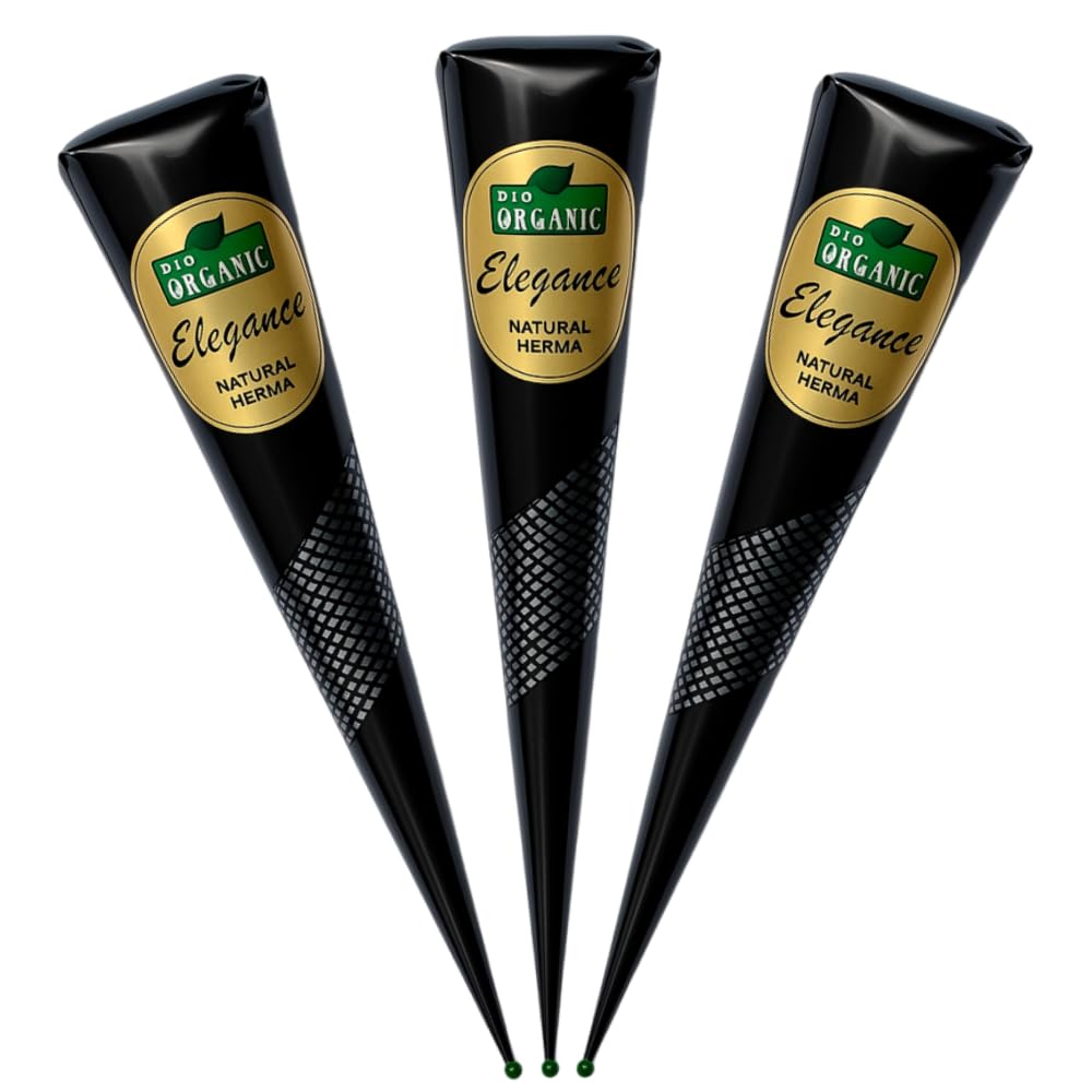 100% Natural Ready to Use Henna Paste Hair Color (Chestnut Brown, Pack of 3)